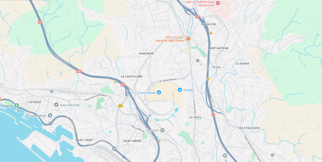 Carte de La Castellane